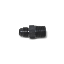 -4 AN Male to 1/8" NPT Male Straight Adapter Fitting - Black