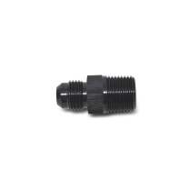 -4 AN Male x 1/4" NPT Male Straight Adapter Fitting - Black