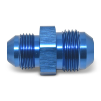 -10 AN Male to -6 AN Male Straight Reducer Fitting - Blue