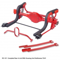 1968-72 Chevy III & Nova Wide Tire Bolt-In 4-Link Kit