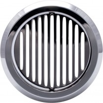 Round Polished A/C Vent with 30 Degree Bezel