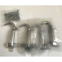 1928-29 Ford Hood Hold Down Latches - Stainless Set of 4
