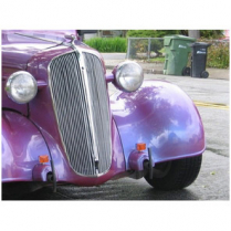 1936 Chevy 3 Piece Hood - Plain Top Plain Sides