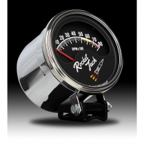 Classic Rocket Tach with Chrome Cup and Bracket - SLF
