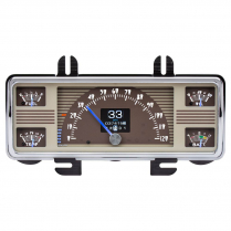 1940 Ford Car & 40-47 Pickup RTX Gauge Kit Black