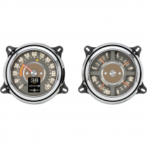 1947-53 Chevy Pickup Truck RTX Gauge Kit Black