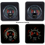 1969 Camaro Car RTX Gauge Kit Black