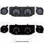 1969-70 Mustang RTX Gauge Kit Black