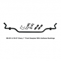1955-57 Chevy Front Stabilizer Bar Kit with 1" Bar