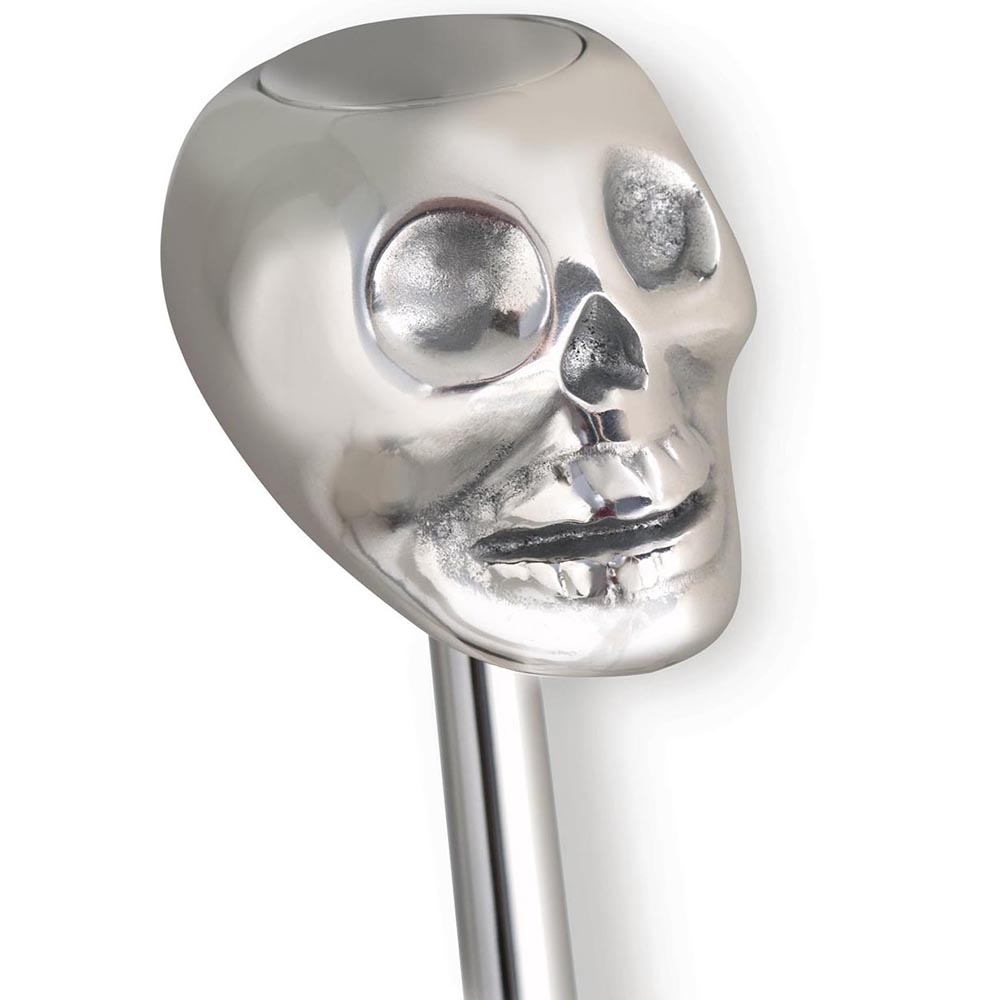 Lokar Skull Shifter Knob for 3 Speed GM Auto Polished