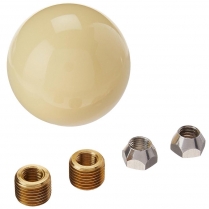 Lokar Adapter Knob 2-1/4" - Plain Ivory