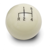 Lokar Shifter Knob 4 Speed Manual Transmission - Ivory