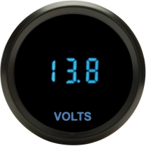 Solarix 2-1/16" Voltmeter 8-17.0 Volts - Black/Blue