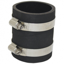 2" Hose Adapter with 1-1/2" Inserts - Rubber