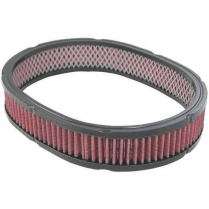 Oval Washable Air Cleaner Element 12"x 2" - Red