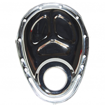 Chevy Small Block Timing Chain Cover - Chromed Steel