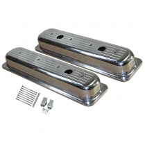 Chevy SB 87-97 Ball Milled Short Valve Covers - Polished