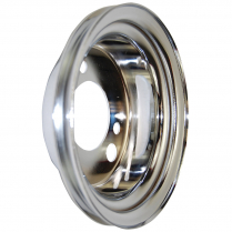 Chevy BB SWP 1 Groove Crank Add-On Pulley - Chromed Steel