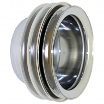 Ford SB SWP 3 Groove Crank Shaft Pulley - Chromed Steel