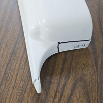 1947-53 Chevy & GMC Pickup Fiberglass Front Roll Pan(DAMAGE)