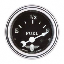 Wings Black Face 240-33 ohm Fuel Gauge - 2-1/16"