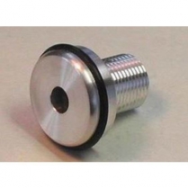 Billet Aluminum Headlight Switch Nut with O-Ring - 7/16"-28