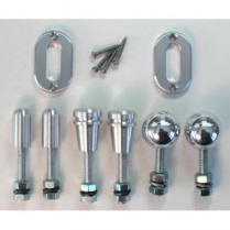 Aluminum Small Oval Neat Knob Latch Release Kit