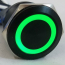 Chrome Push Buttom Start with Radio Frequency ID & Green LED