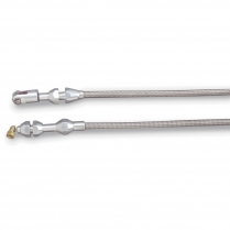 GM LS1 Hi-Tech 36" Throttle Cable - Braided Stainless