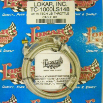 LS1 Throttle Cable Kit, Braided Stainless - 48"