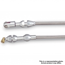 Hi-Tech Tuned Port 24" Throttle Cable Kit- Braided Stainless