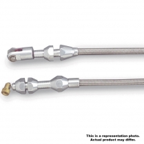 Hi-Tech Tuned Port 36" Throttle Cable Kit- Braided Stainless