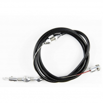 48" Tuned Port/Vortec Throttle Cable Kit - Black Cable