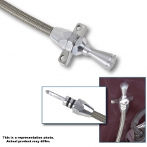 Firewall Mount Trans Dipstick for GM TH200 - Stainless