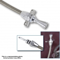Firewall Mount Trans Dipstick for GM 200R4 - Stainless