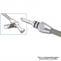 Trans Mount Transmission Dipstick for GM 350 - Stainless