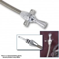 Firewall Mount Trans Dipstick for GM 4L60E - Stainless
