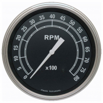 Traditional 4-5/8" 0-8000 RPM Tachometer Gauge - SLF