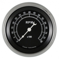 Traditional 3-3/8" 8000 RPM Tachometer Gauge - SLF