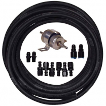 -6 AN Universal Fuel Line Kit with Two 45 Degree Hose Ends