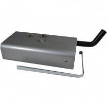 U4 Universal Coated Steel EFI Fuel Tank 60 Deg Neck 6" Hose