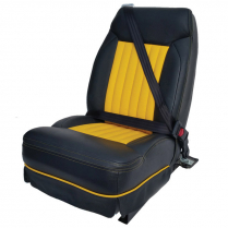 19" 3 Point Seat Belt Left Hand Bucket Seat - Fabric/Vinyl