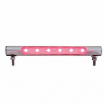 6 LED Stainless Steel Tube Light - Red LED