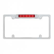Chrome License Plate Frame with Third Brake Light