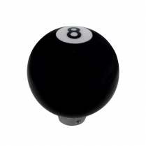 Gloss Black 8 Ball Pool Ball Gearshift Knob