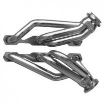1955-57 Chevy Car SB Chevy Mid Length Headers - Silver