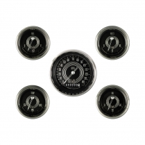 V8 Speedster 5 Gauge Kit 3-3/8" Speedo & 4 2-1/8" - SHC