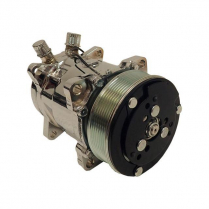 Sanden Chrome A/C Compressor 508 134A Serpentine