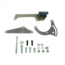 SBC SWP Passenger Side Steel A/C Bracket use with Headers