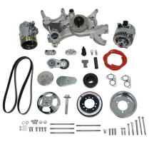 LT1 Front Runner Kit Wet Sump A/C & Alt w/o PS Polish/Chr